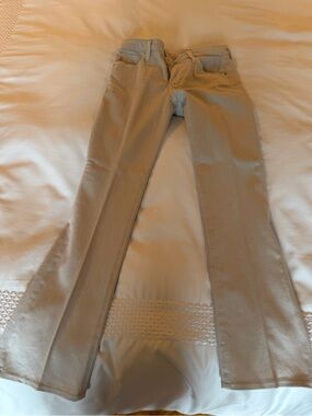 Agolde Women’s Boot Cut Jeans in Light Beige